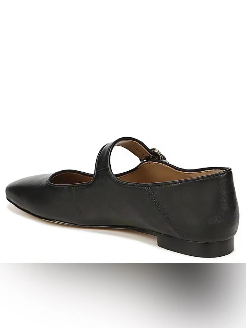 Sam Edelman Michaela Leather Mary Jane Flats Sz 11M gold buckle strap classic - Picture 3 of 13